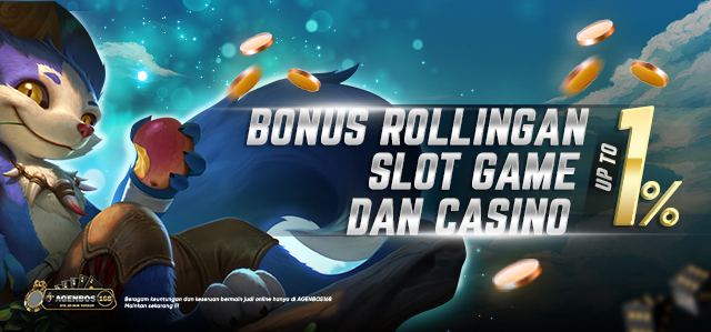 bonus rollingan slot dan casino 1%